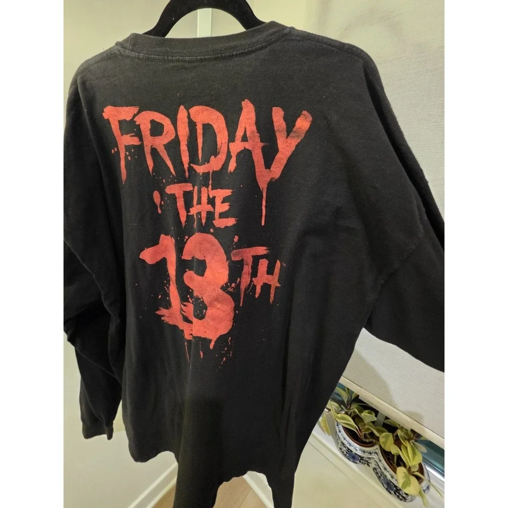 Friday The 13th Graphic T-shirt Camp Crystal Lake Men's Size XXL Long Sleeve Tee